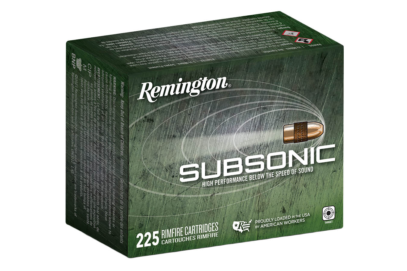 REMINGTON 22LR 40gr HP Subsonic 225/Box